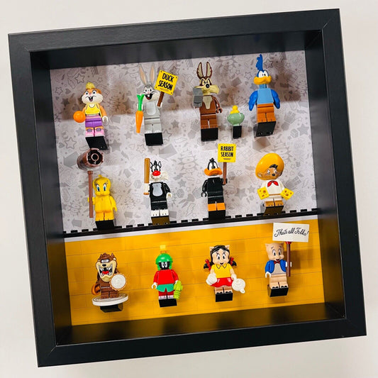 Display Frame case for Lego ® Looney Tunes minifigures 71030 27cm