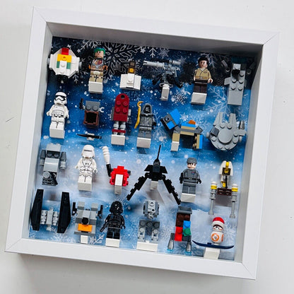 Display Frame for Lego ® Star Wars Advent Calendar 2017 minifigures 75184 27cm