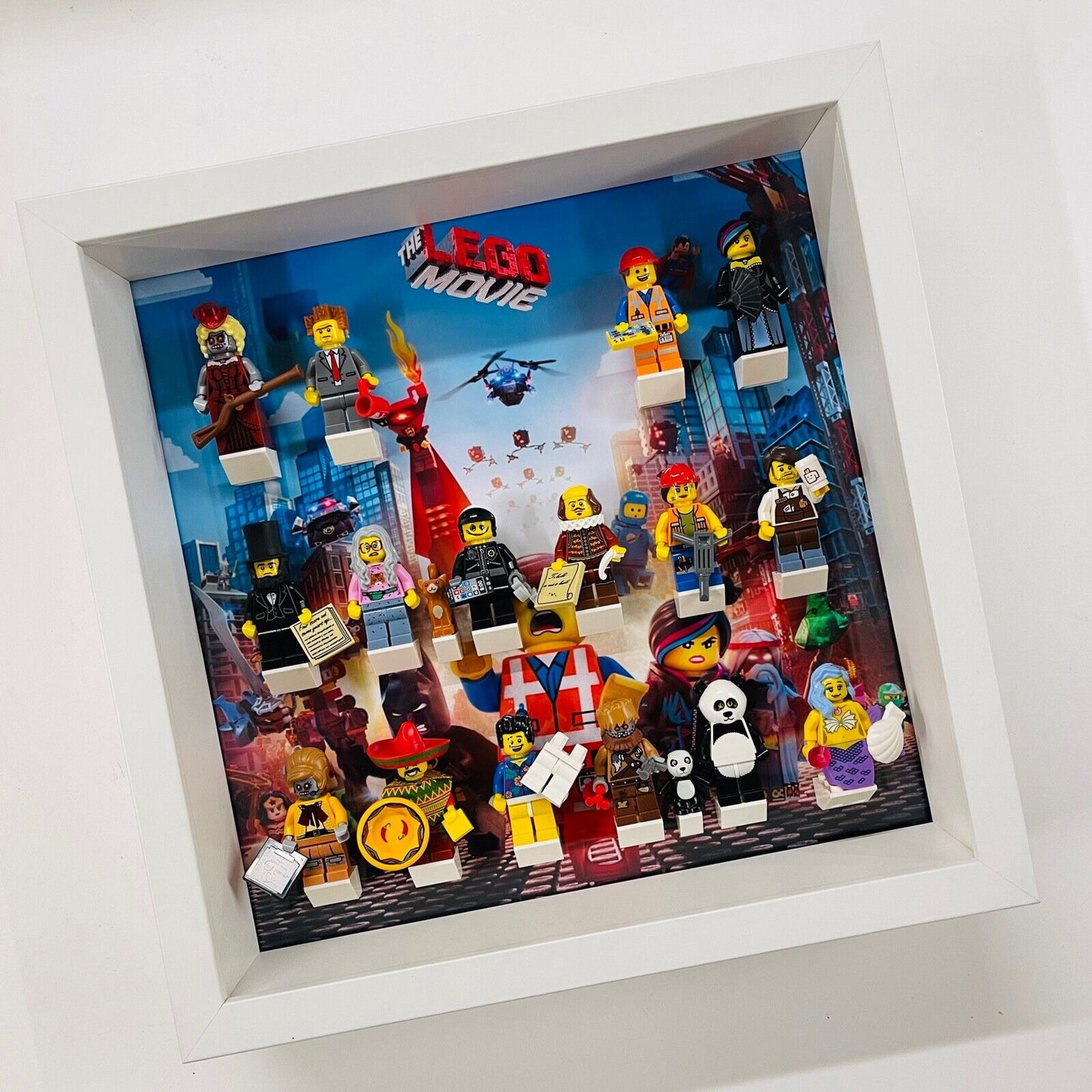 Display Frame for Lego ® Movie Series 1 minifigures 71004 figures 27cm