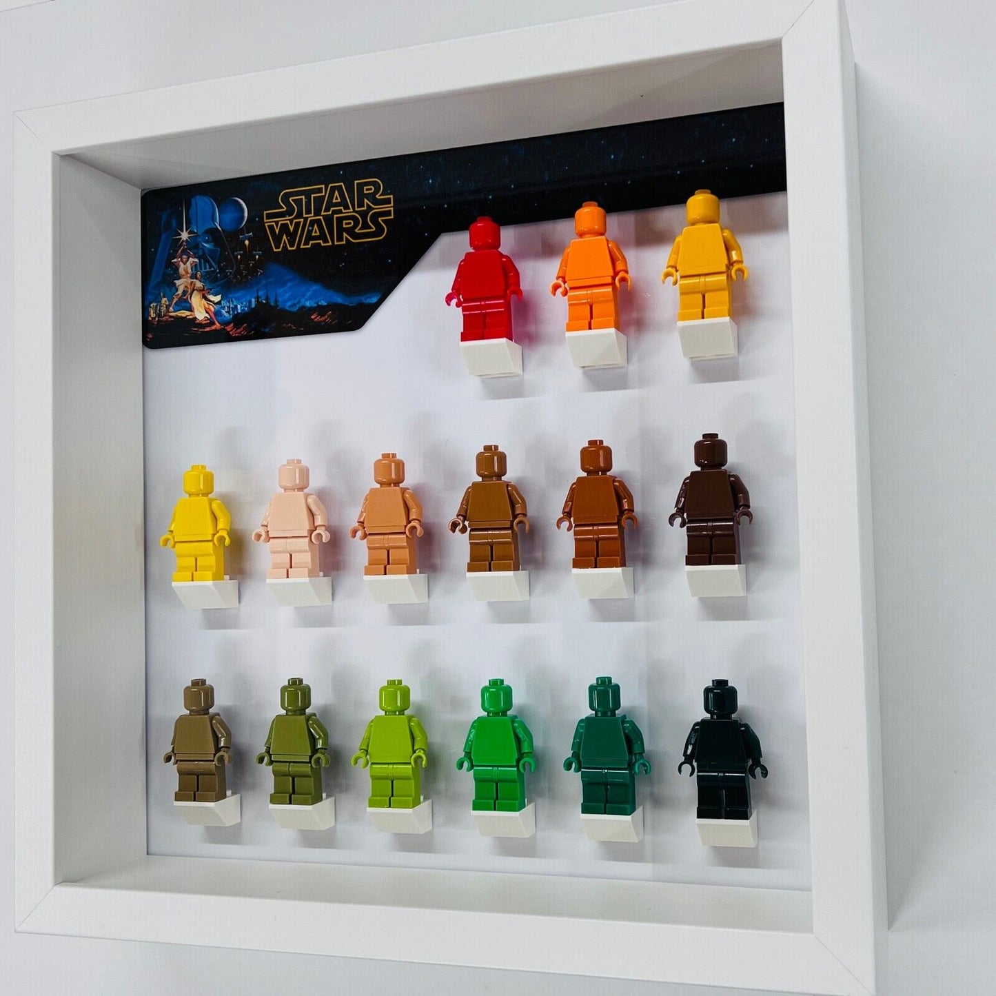 Display Frame for Lego ® Star Wars Classic New Hope  minifigures 27cm case