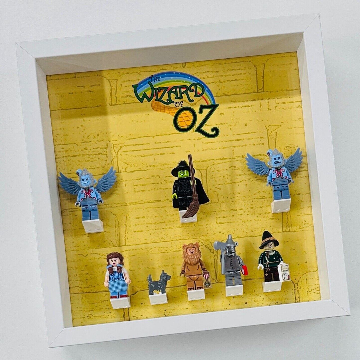 Display Frame case for Lego ® Wizard of Oz Lego Movie 2 minifigures 27cm 