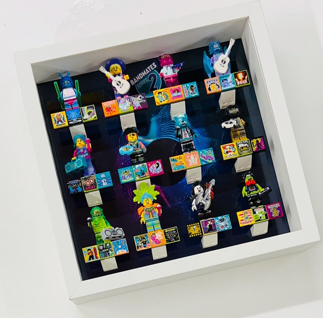 Display Frame case For Lego ® Vidiyo Bandmates Series 2 Minifigures 27cm