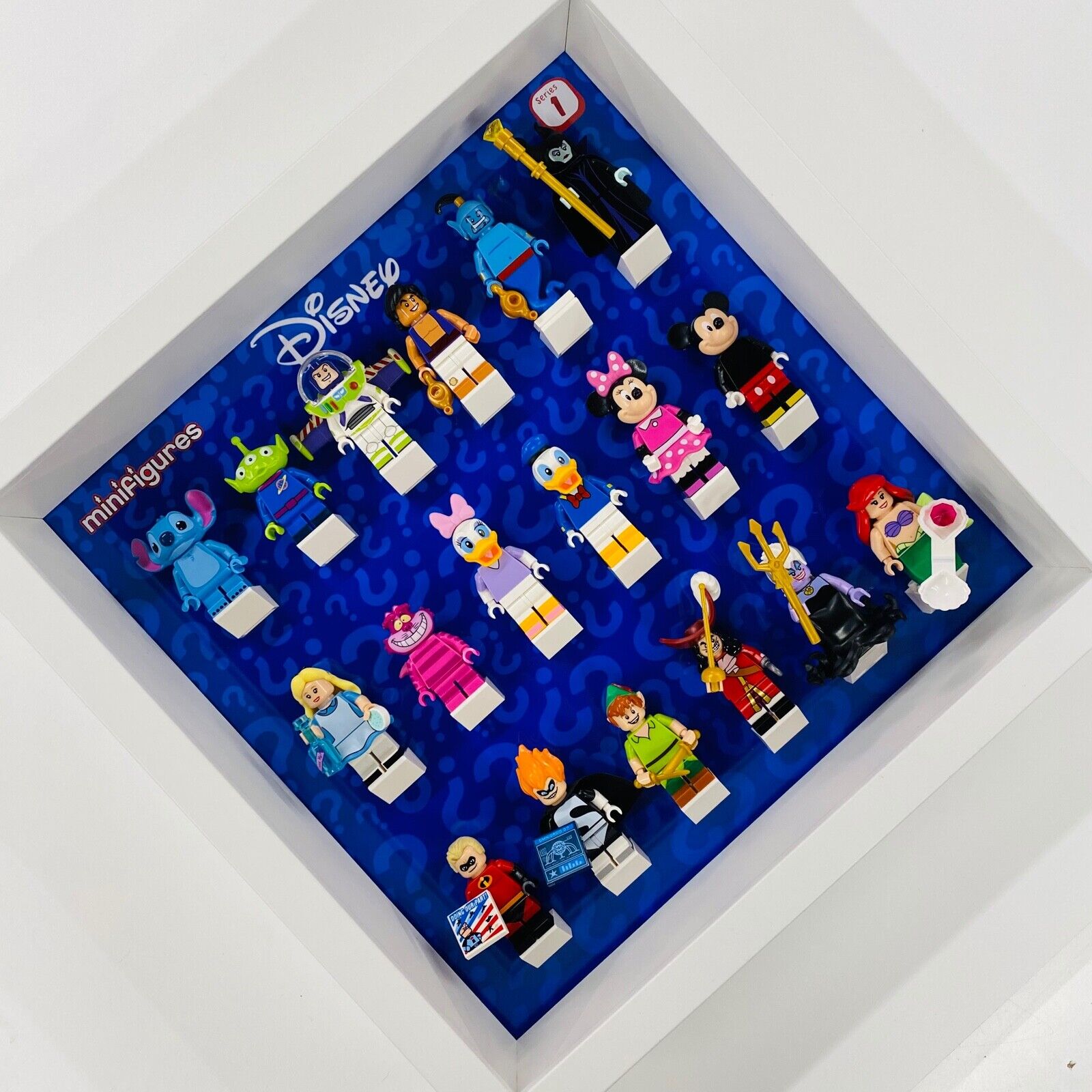 Display Frame for Lego ® Disney Series 1 minifigures 71012 figures 27cm