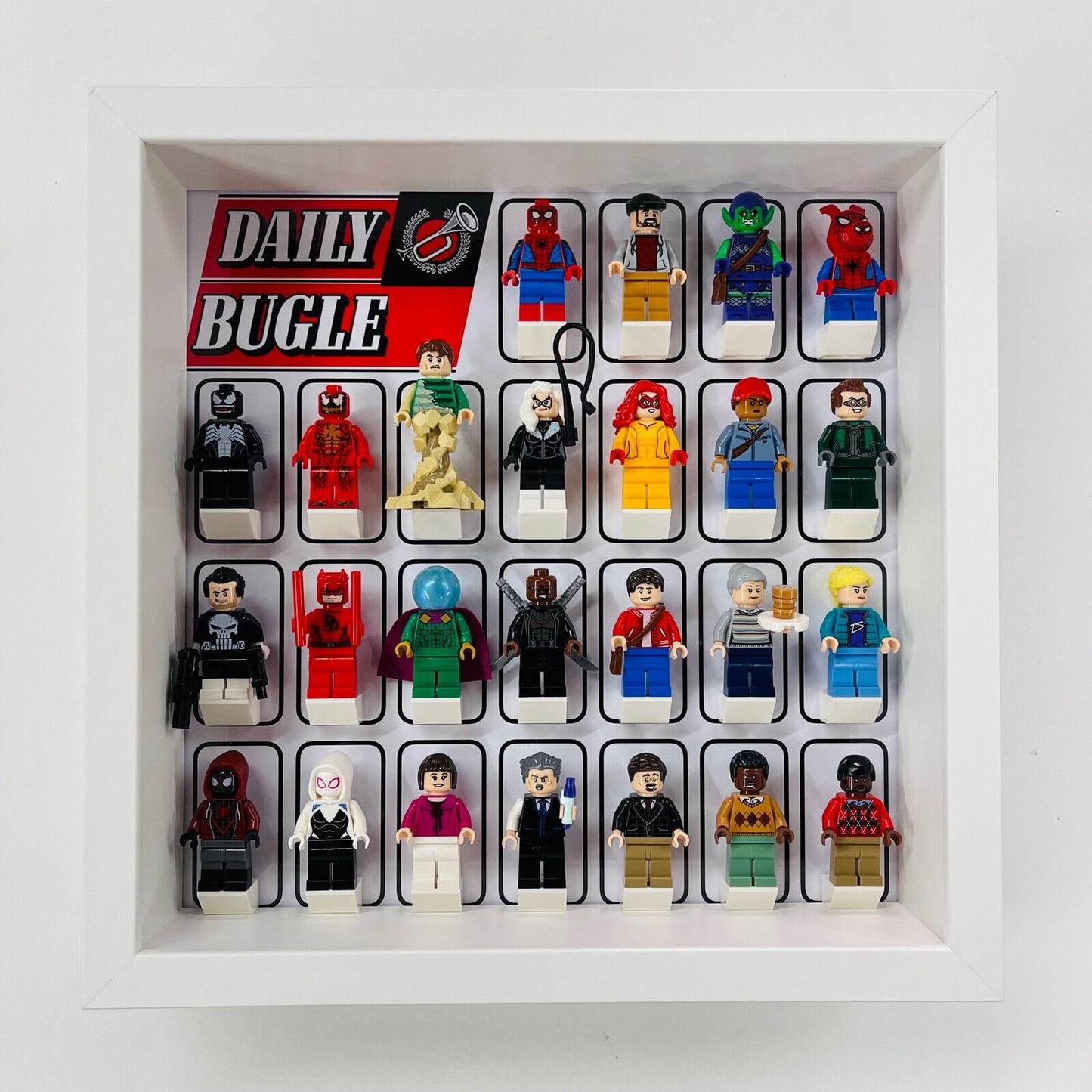 Display Frame for Lego Spiderman Daily Bugle minifigures 76178 27cm case