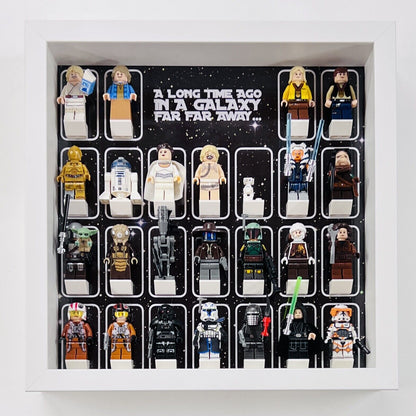 Display Case Frame for Lego ® Star Wars classic minifigures figures 27cm