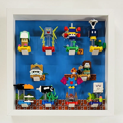 Display Frame Case for Lego ® Super Mario Series 3 minifigures figure 71394 27cm