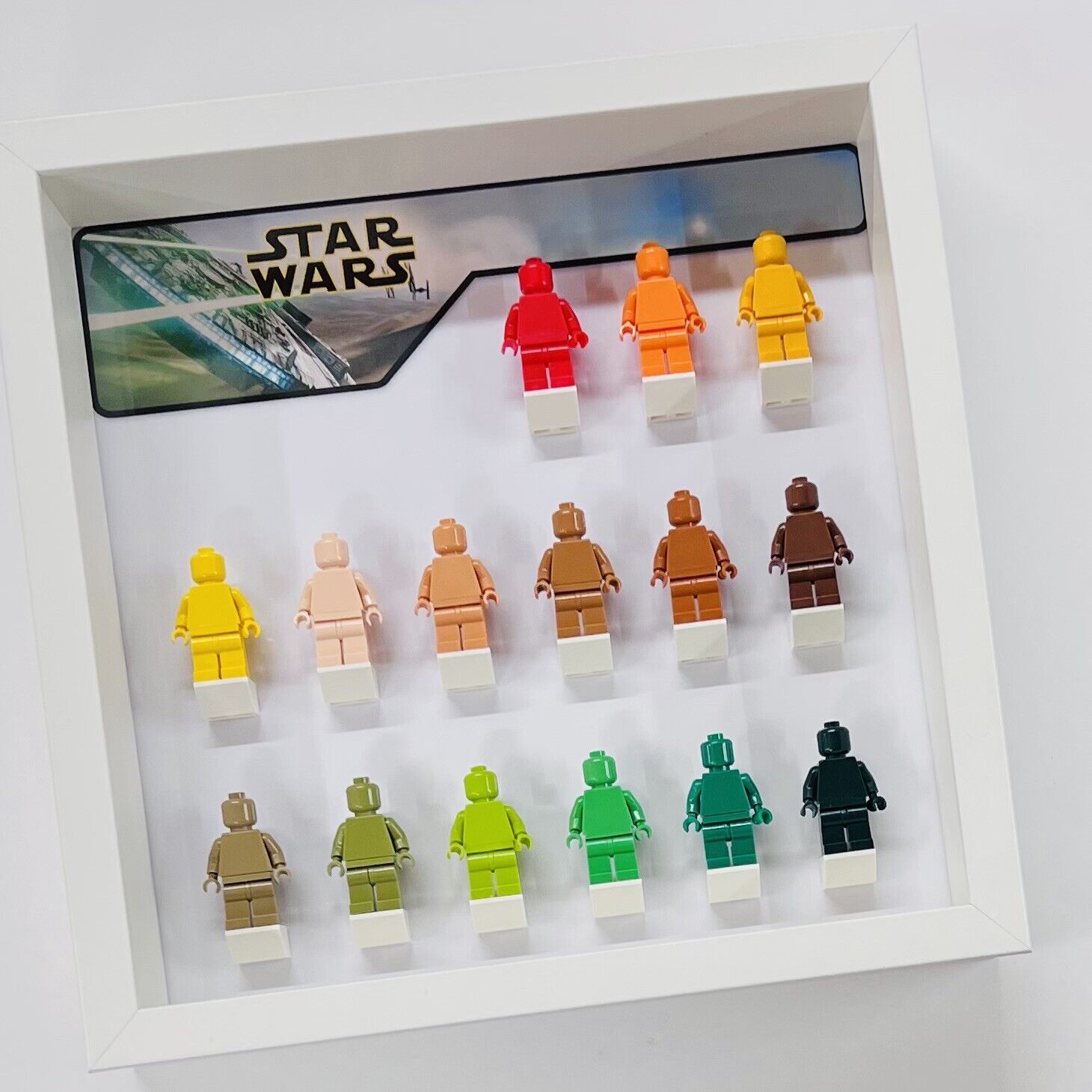 Display Frame case for Lego ® Star Wars general minifigures figures 27cm