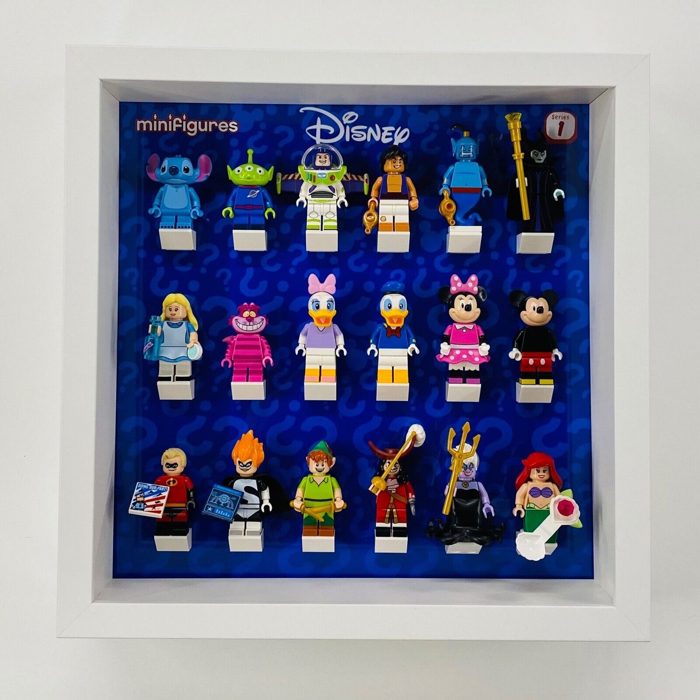 Display Frame for Lego ® Disney Series 1 minifigures 71012 figures 27cm