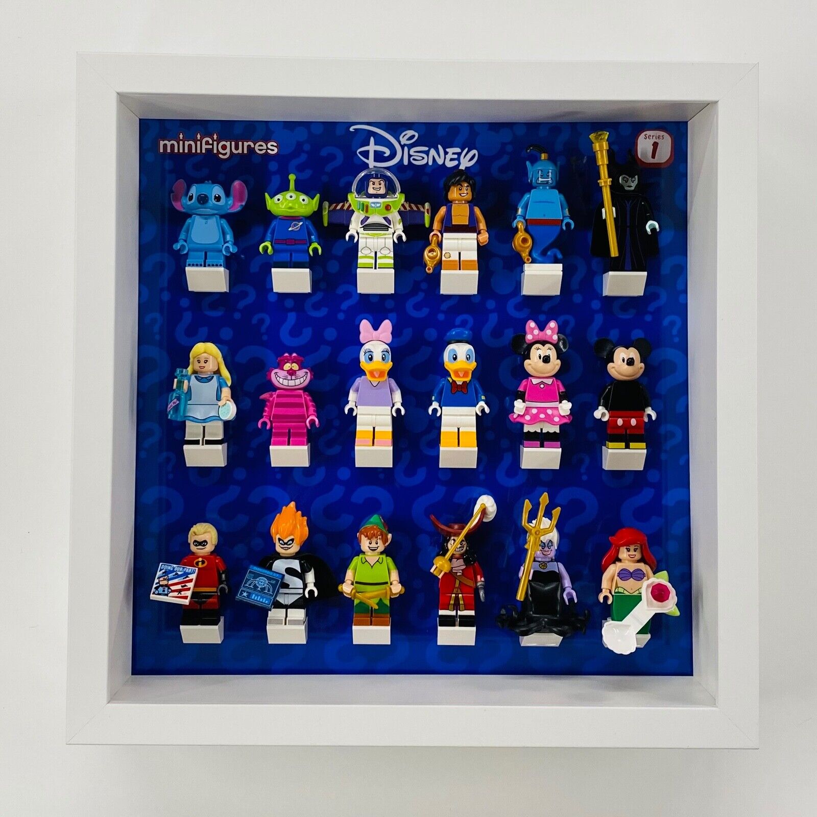 Display Frame for Lego ® Disney Series 1 minifigures 71012 figures 27cm