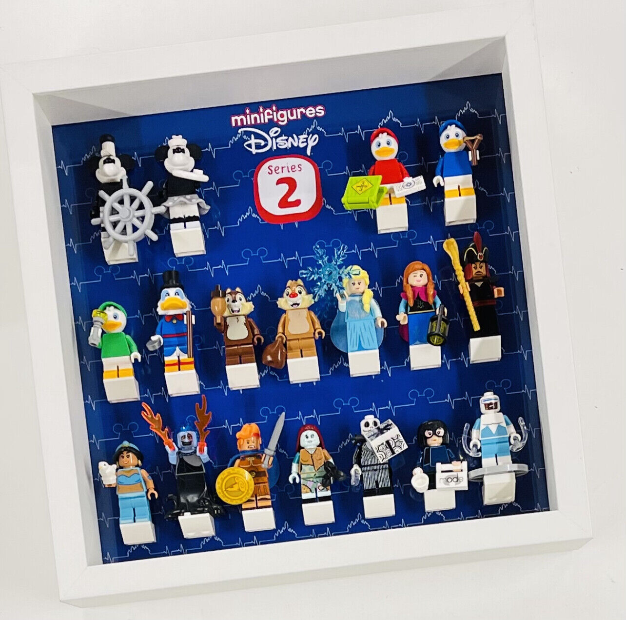 Display case Frame For Lego ® Disney Series 2 Minifigures 71024 Figures 27cm