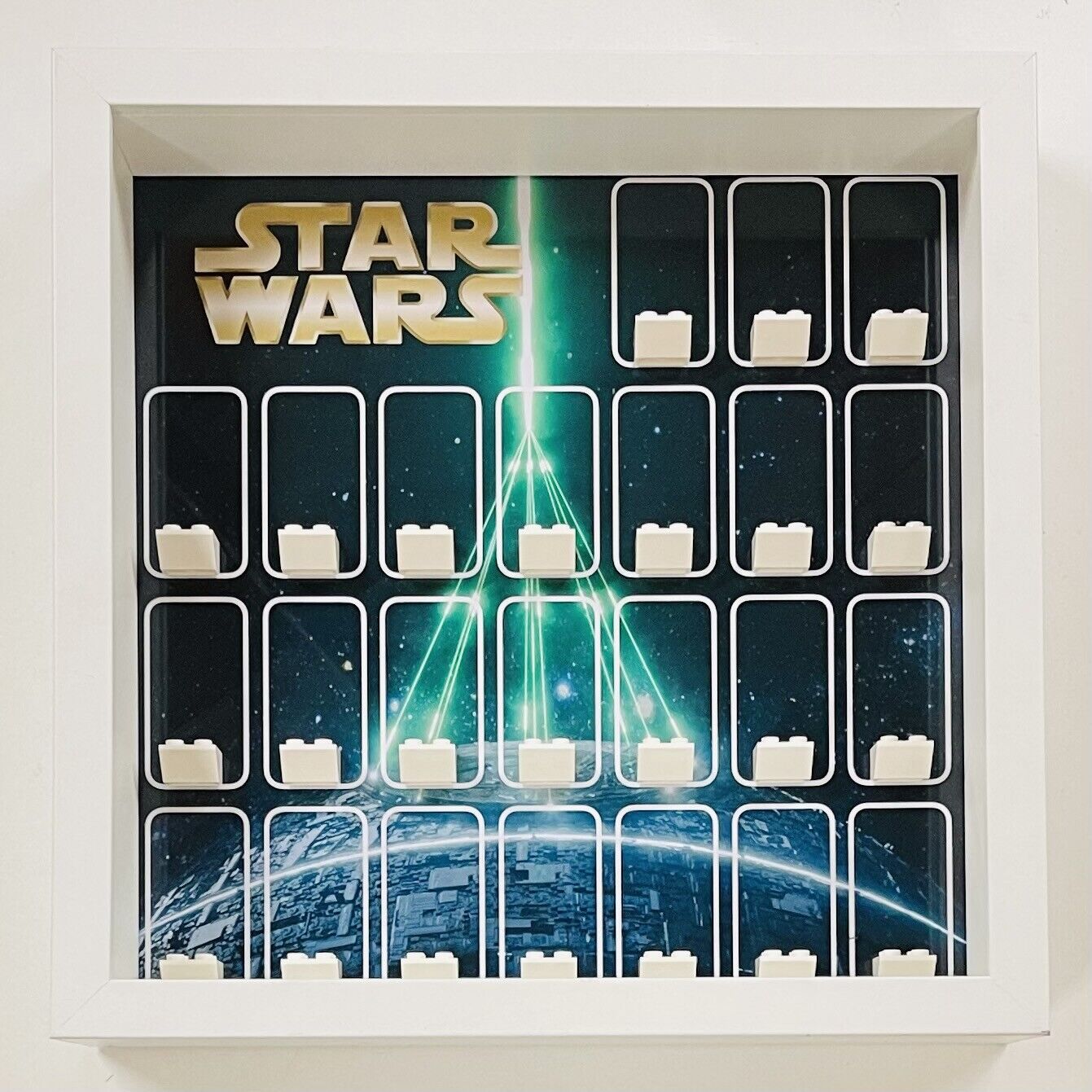 Display Frame case for Lego ® Star Wars Death Star minifigures 75159 27cm