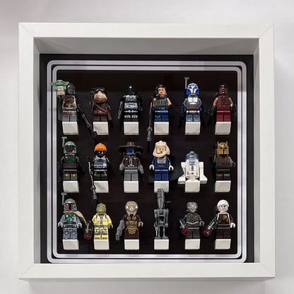 Display Frame for Lego ® Star Wars Mandalorian general minifigures figures 27cm