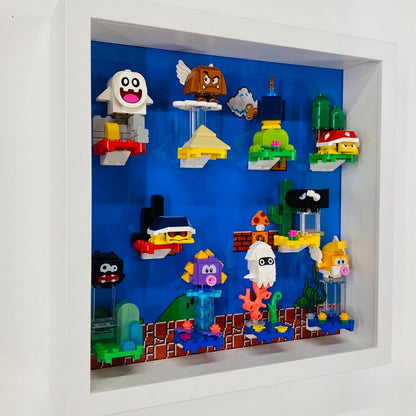 Display case Frame for Lego ® Super Mario Series 1 minifigures 27cm