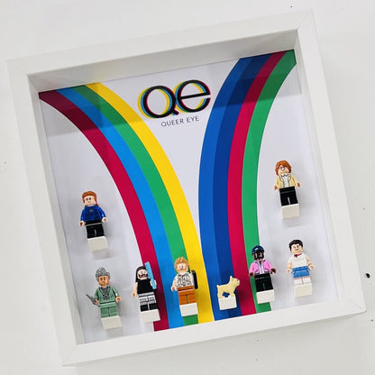 Display case Frame for Lego ® Ideas Queer Eye 10291 minifigures figures 27cm