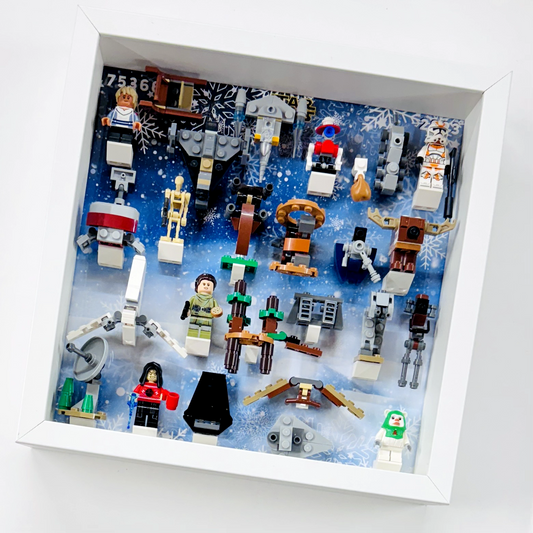 Display Frame for Lego ® Star Wars Advent Calendar 2023 minifigures 75366 27cm