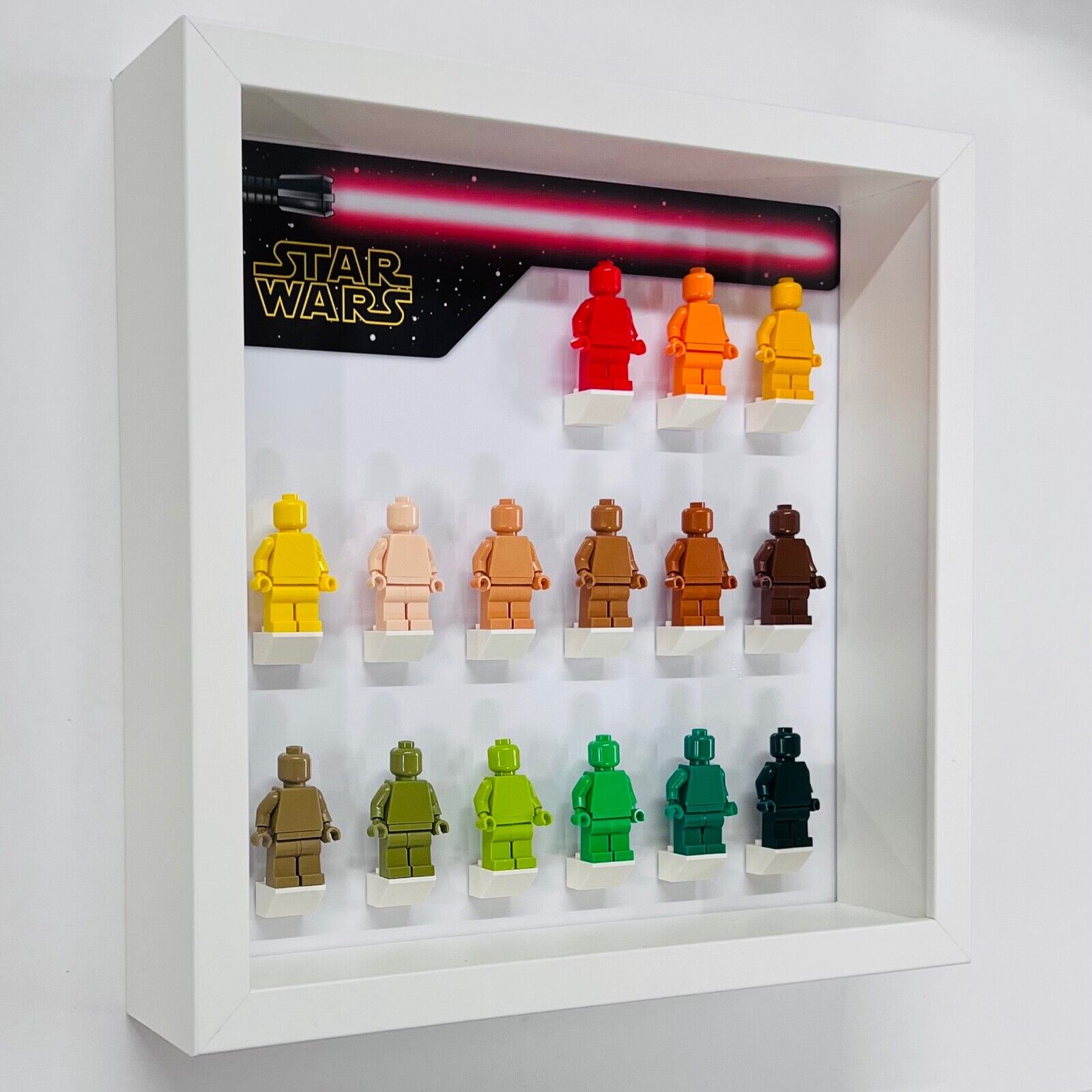 Display Frame case for Lego ® Star Wars empire general figures minifigures 27cm