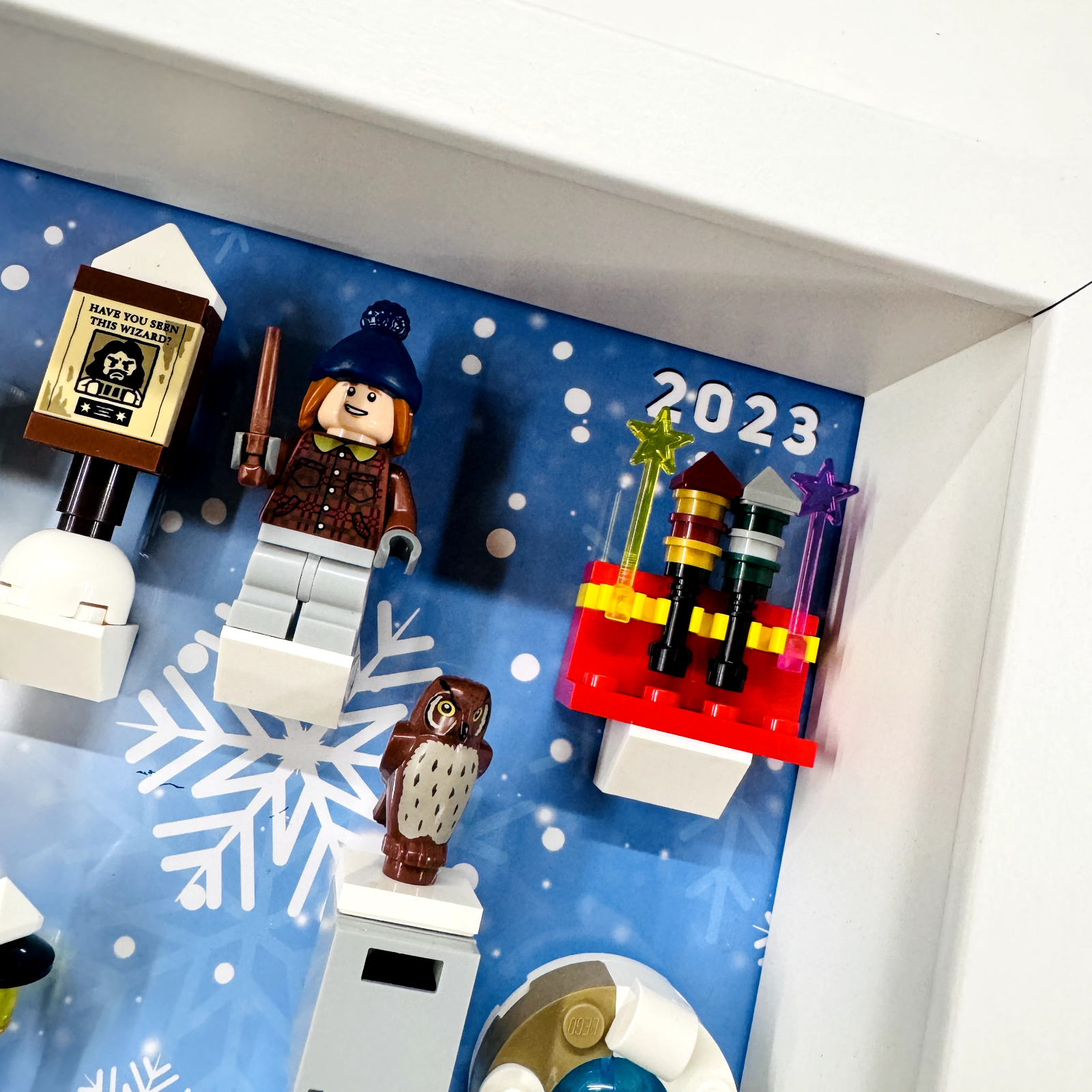 Display Frame for Lego ® Harry Potter 76418 advent Calendar 2023