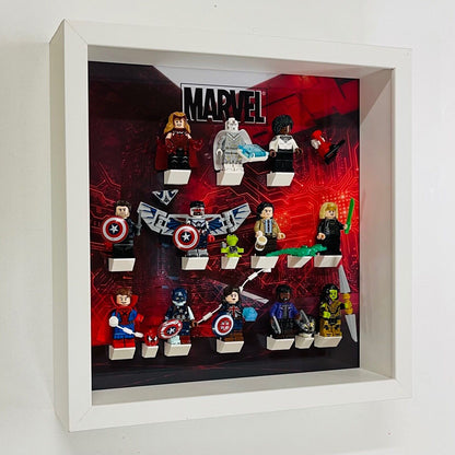 Display Frame for Lego ® Marvel Studios 71031 figures minifigures 27cm case