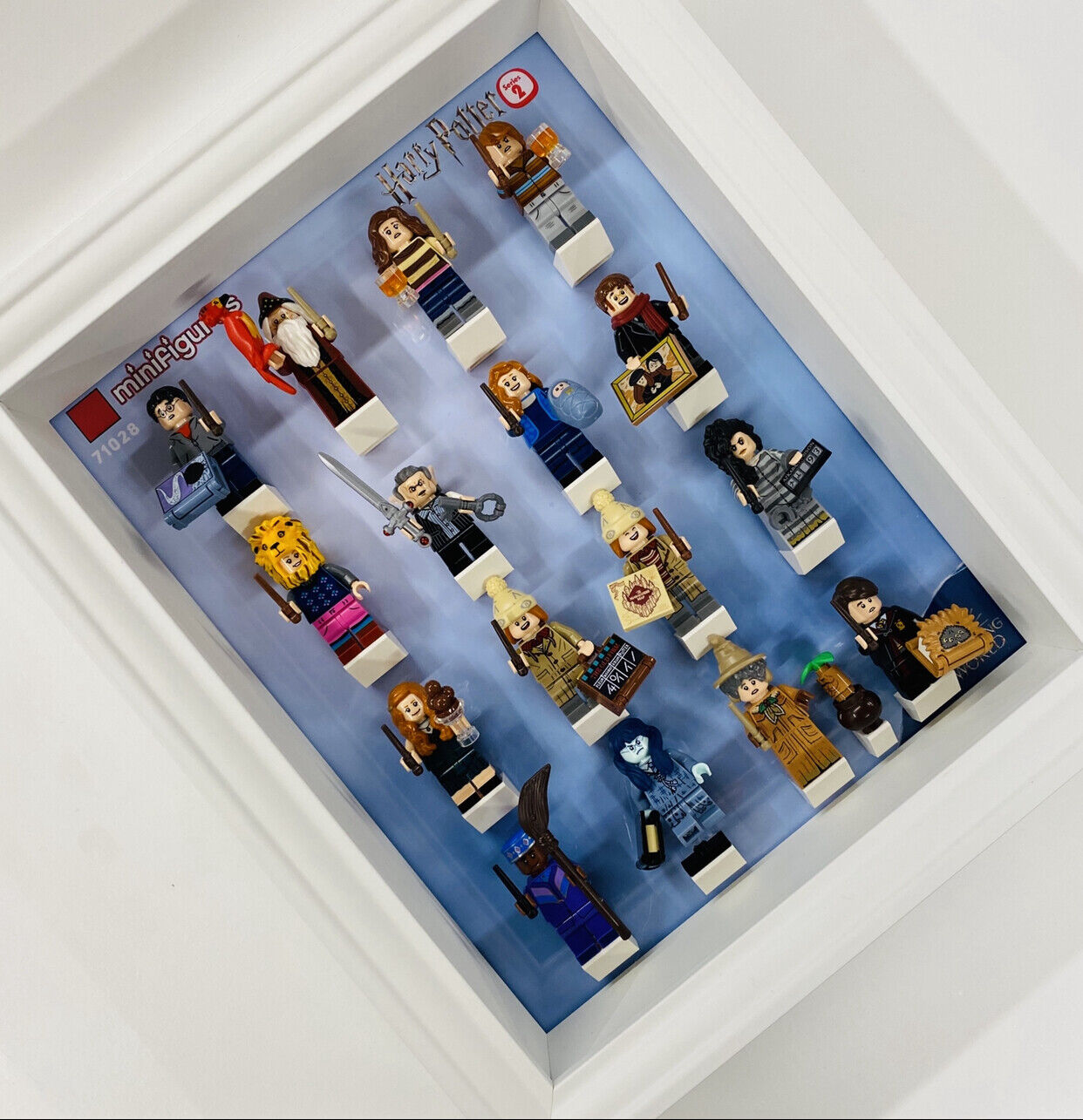 Display Frame for Lego ® Harry Potter Series 2 minifigures 71028 28cm case