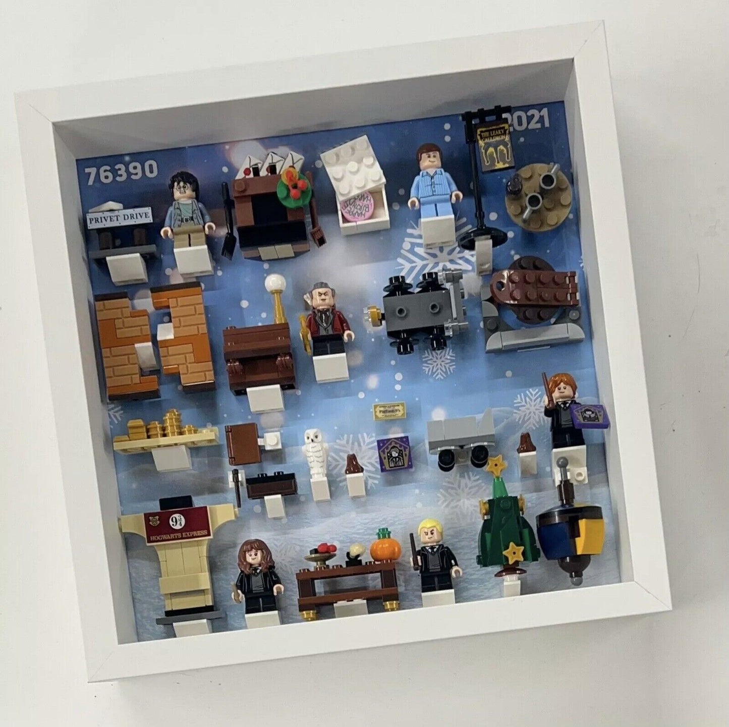 Display Frame for Lego ® Harry Potter Advent Calendar 2021 76390 27cm