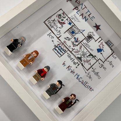 Display Case Frame for Lego ® Ideas Home Alone 21330 minifigures figures 27cm