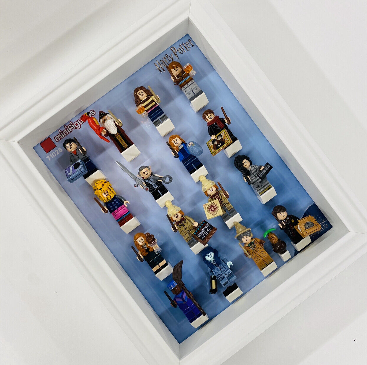 Display Frame for Lego ® Harry Potter Series 2 minifigures 71028 28cm case