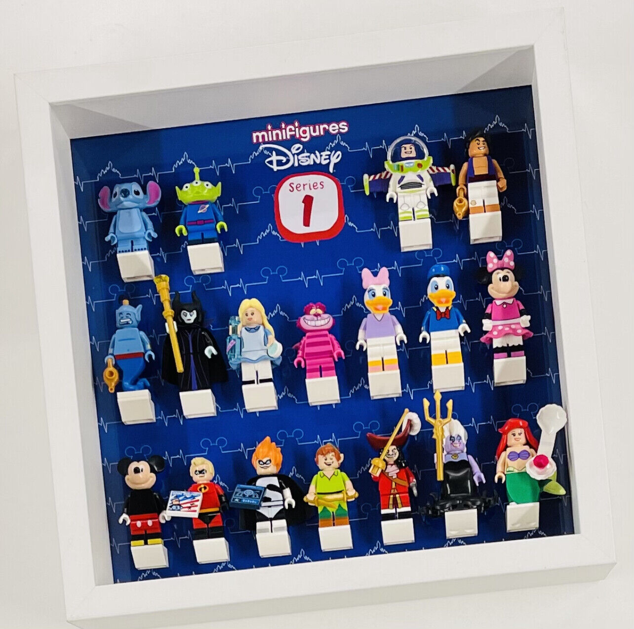 Display case Frame for Lego ® Disney Series 1 minifigures 71012 figures 27cm