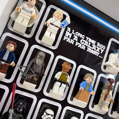 Display Frame for Lego ® Star Wars jedi minifigures figures 27cm