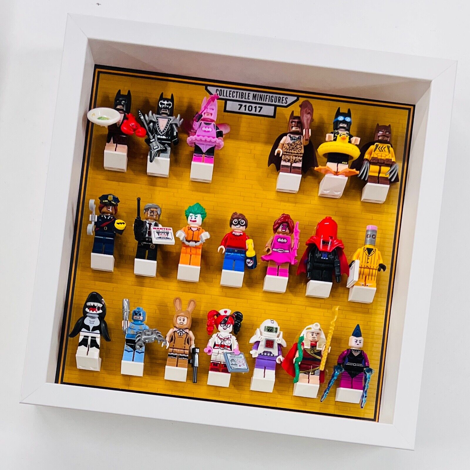 Display Frame case for Lego ® Batman Movie Series 1 71017 minifigures 27cm