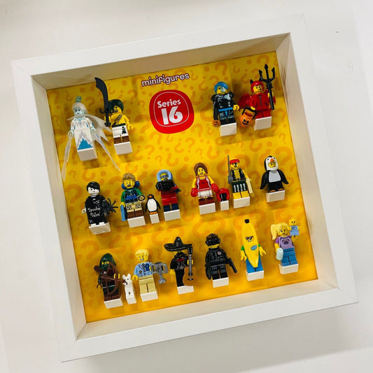 Display Frame For Lego Series 16 Minifigures 71013 No Figures 27cm