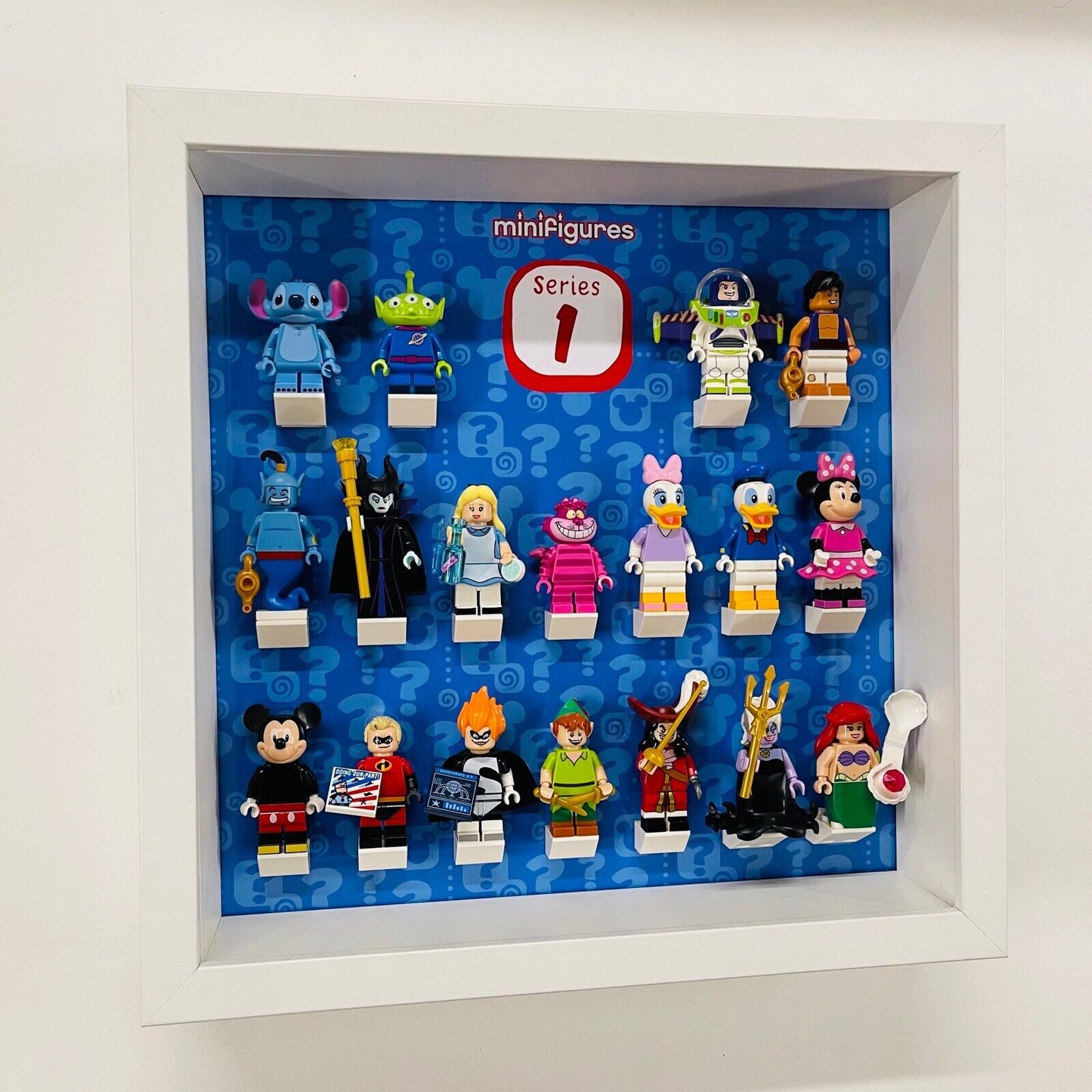 Display case Frame for Lego ® Disney Series 1 minifigures 71012 figures 27cm