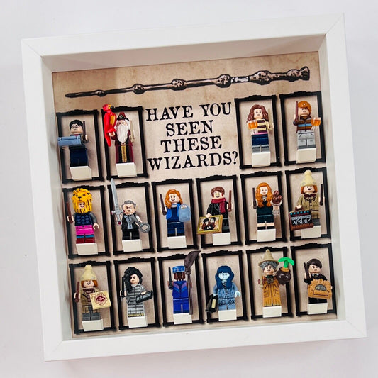 Display Frame for Lego ® Harry Potter Series 2 minifigures 71028 figures 27cm