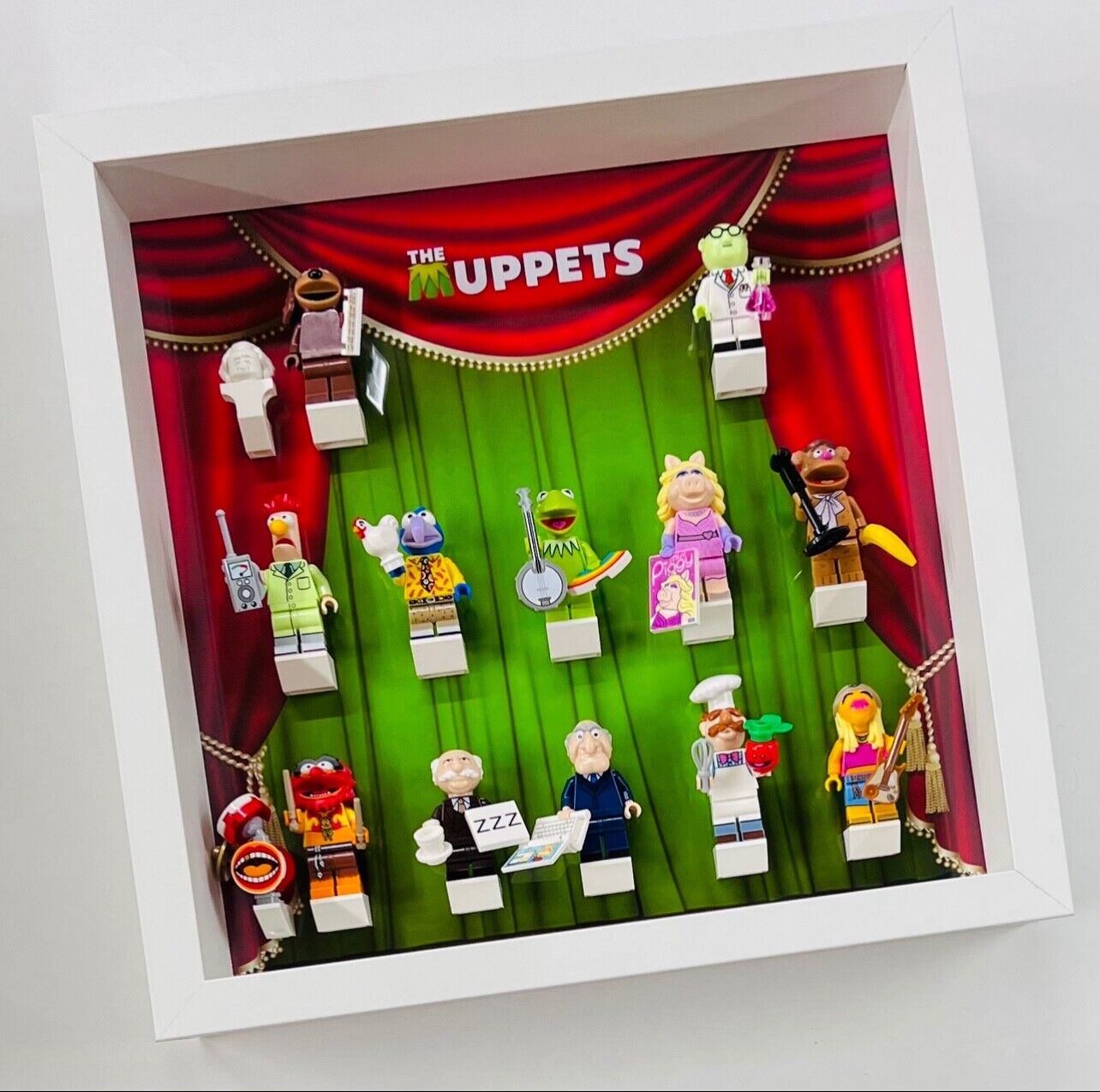 Display Frame case for Lego ® The Muppets 71033 minifigures figures 27cm 