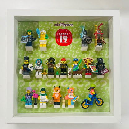 Display Frame for Lego Series 19 Minifigures 71025  No Figures 27cm