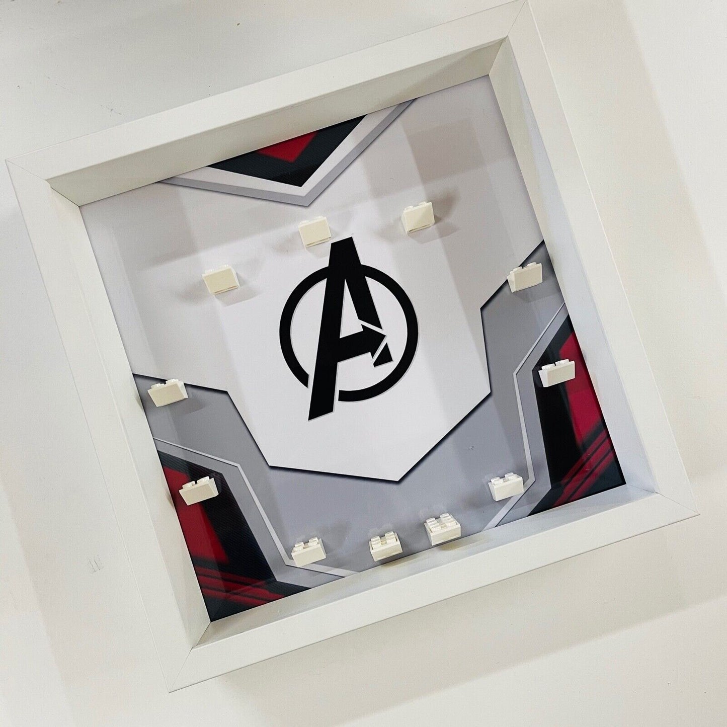 Display case Frame for Lego ® Marvel Avengers minifigures 27cm