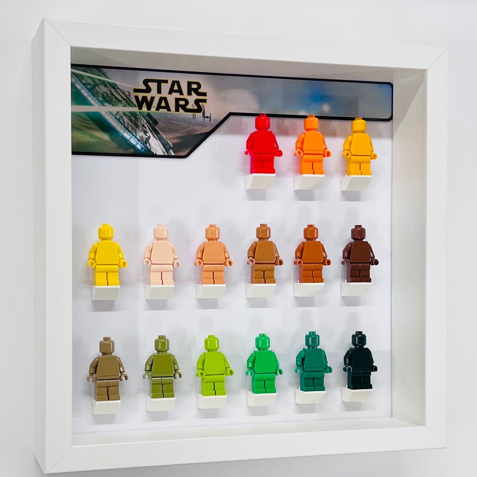 Display Frame case for Lego ® Star Wars general minifigures figures 27cm