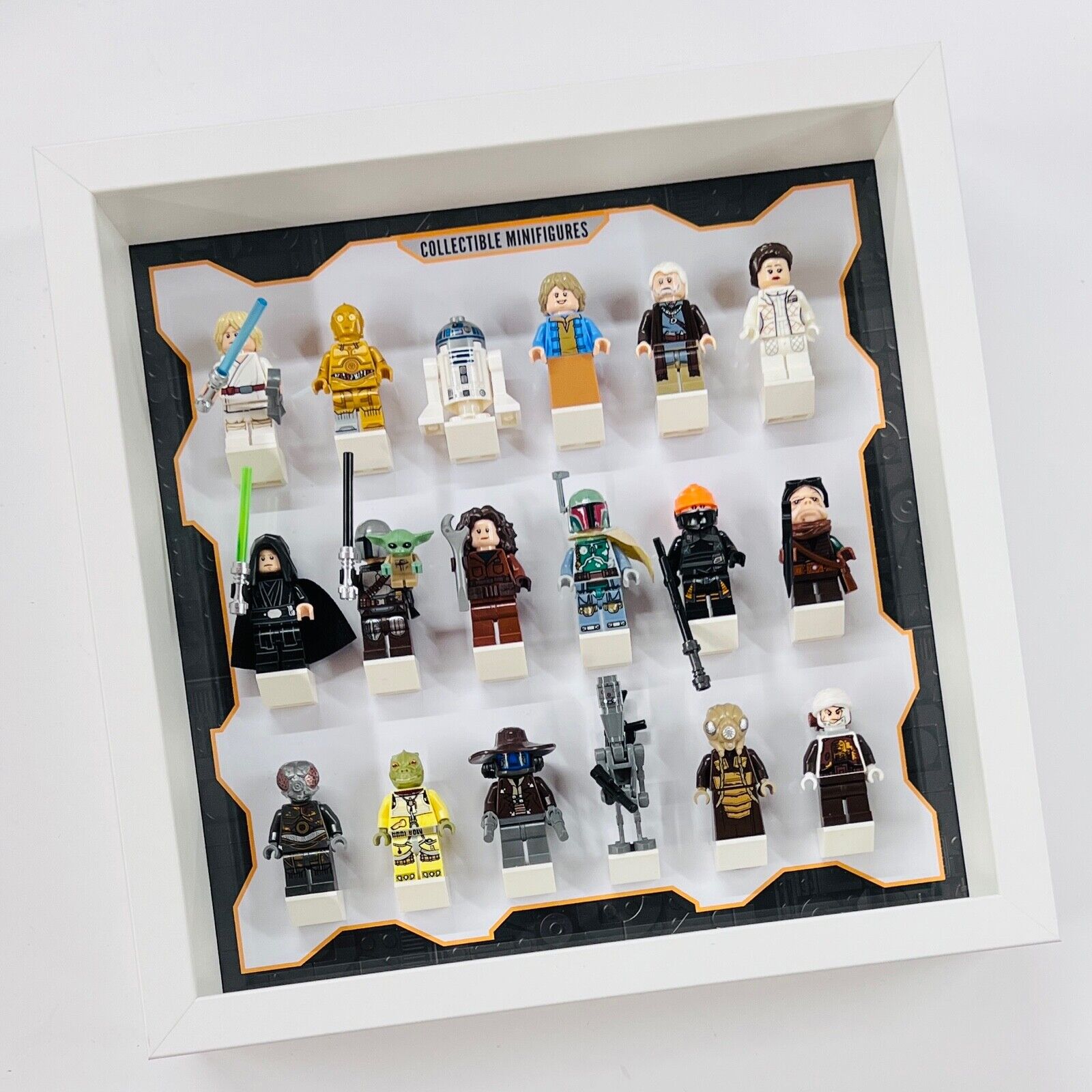 Display Frame for Lego ® Star Wars general minifigures figures 27cm