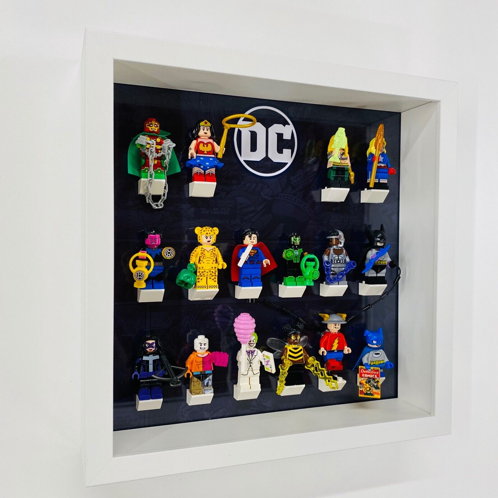 Display Frame case for Lego ® DC Comics Series minifigures 71026 27cm