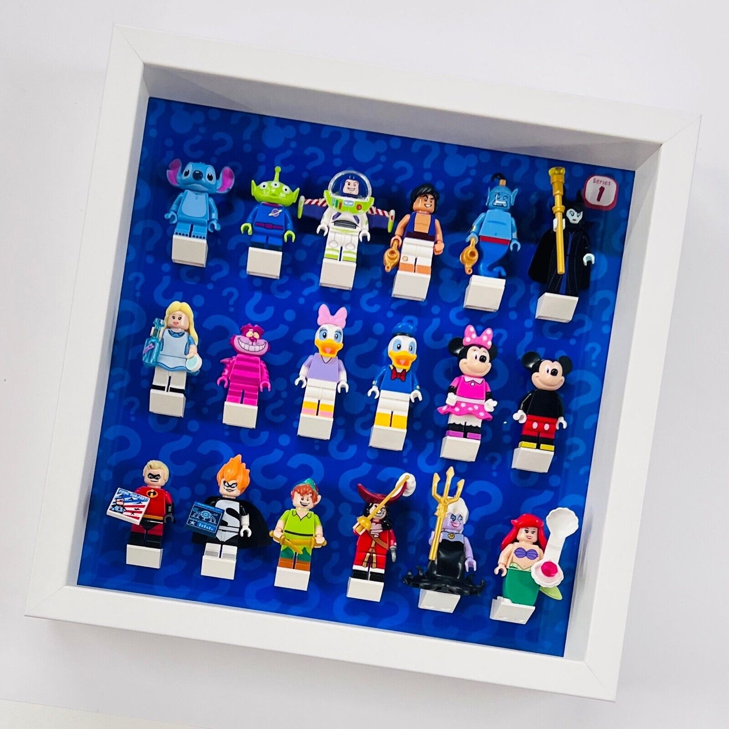 Display Frame for Lego ® Disney Series 1 minifigures 71012 figures 27cm