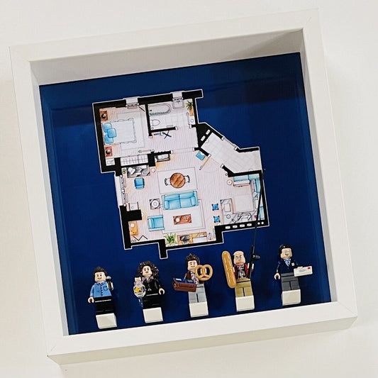 Display Frame for Lego Ideas Seinfeld 21328 minifigures 27cm case