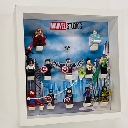 Display Frame for Lego ® Marvel Studios Series 71031  minifigures 27cm case