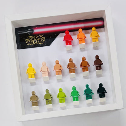 Display Frame case for Lego ® Star Wars empire general figures minifigures 27cm