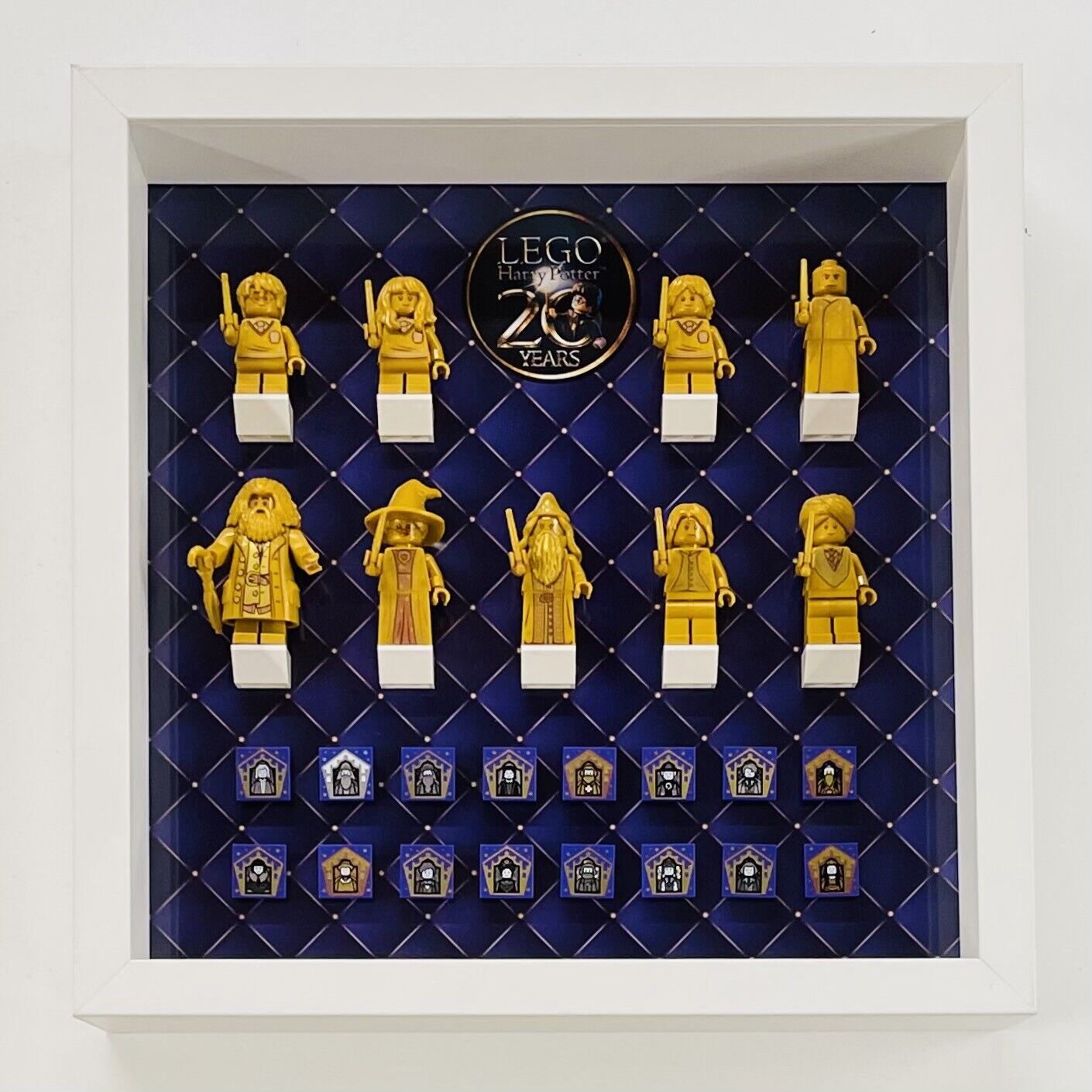 Display case Frame for Lego ® Harry Potter 20th Anniversary minifigures 27cm