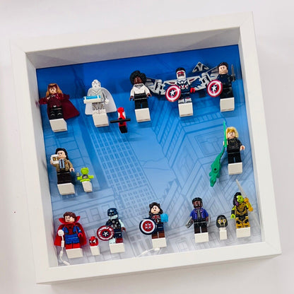 Display Frame for Lego ® Marvel Studios series 71031 minifigures figures 27cm