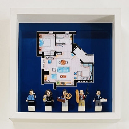 Display Frame for Lego Ideas Seinfeld 21328 minifigures 27cm case