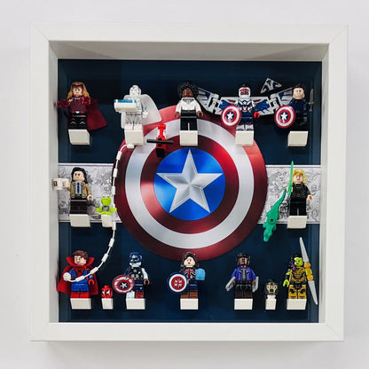 Display Frame for Lego ® Marvel Studios series 71031 minifigures figures 27cm