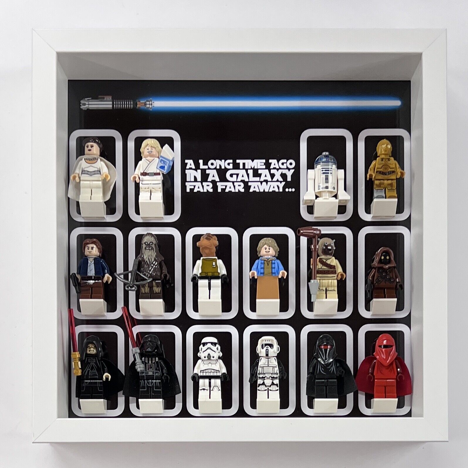 Display Frame for Lego ® Star Wars jedi minifigures figures 27cm