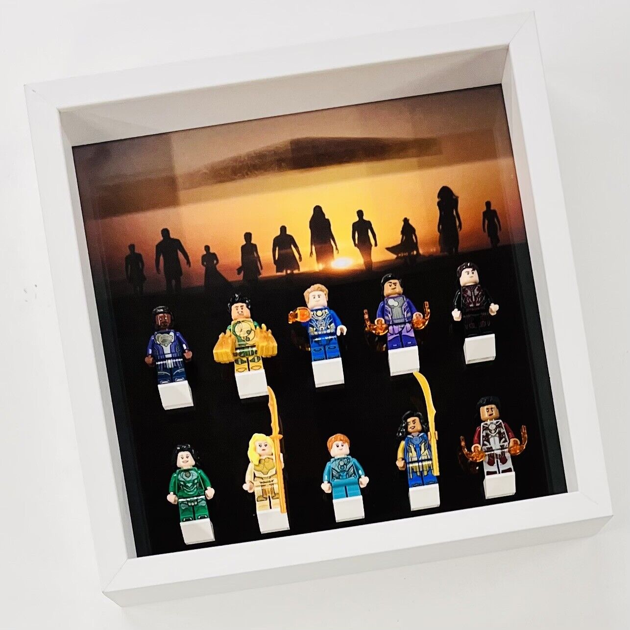 Display Frame case for Lego ® Marvel Studios Eternals minifigures figures 27cm