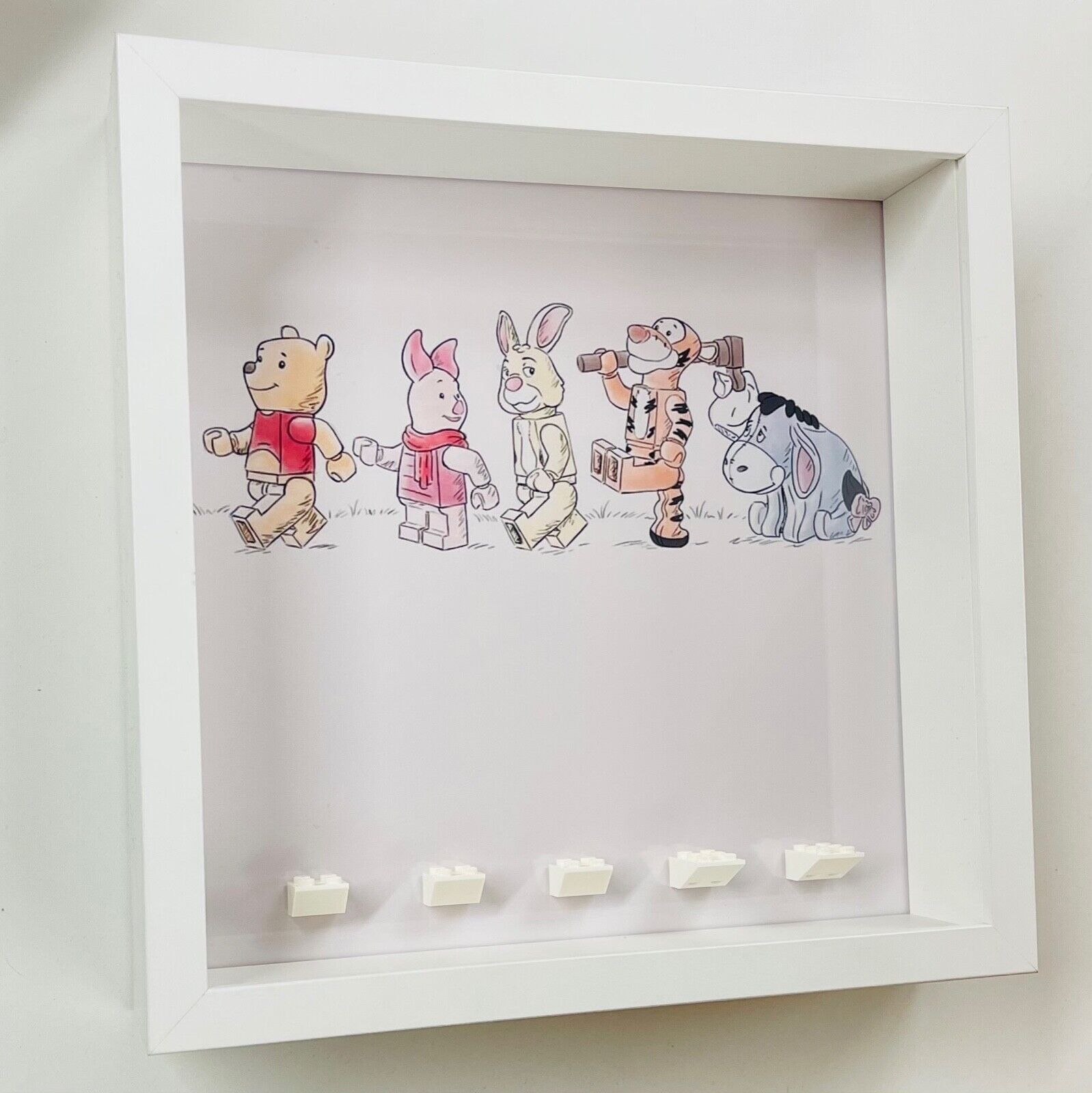 Display Frame Case for Lego ® Winnie The Pooh Minifigures 21326 27cm 