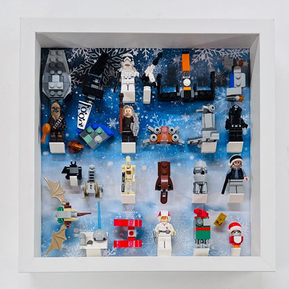 Display Frame for Lego ® Star Wars Advent Calendar 2019 minifigures 75245 27cm